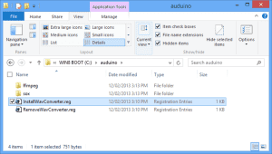 The Arduino tool installs via registry key.