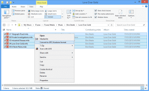 Our Auduino tool converts files to nanoPlayer format in Windows Explorer.