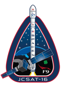 SpaceX JCSAT mission patch