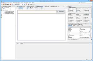 The simple user interface is created in NetBeans 8.o.2 IDE.