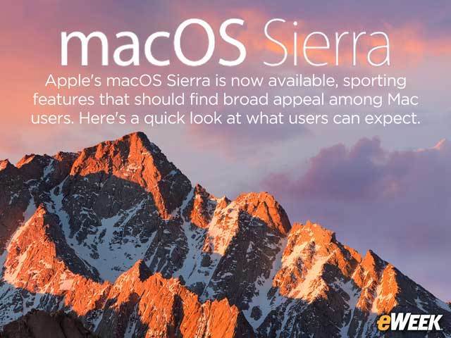 10 Most Valuable Features in Apple's macOS Sierra