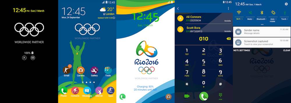 Samsung aGalaxy Theme - Olympic Rio 2016