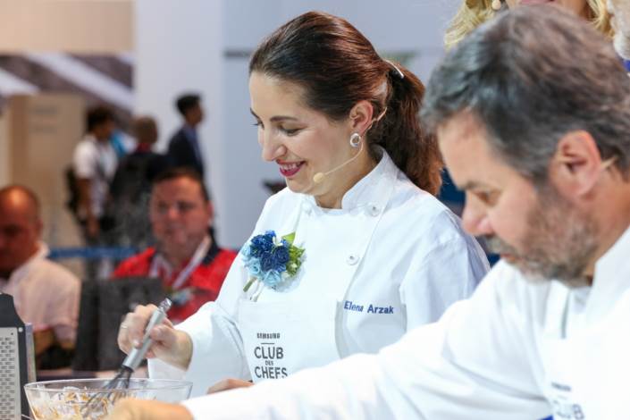  Three-star Michelin chef Elena Arzak.