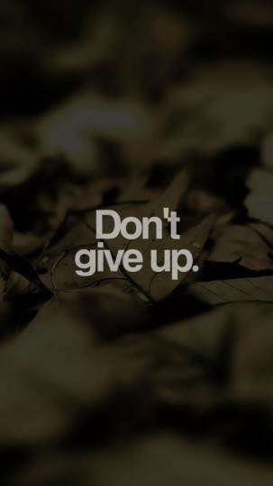 Don't Give Up