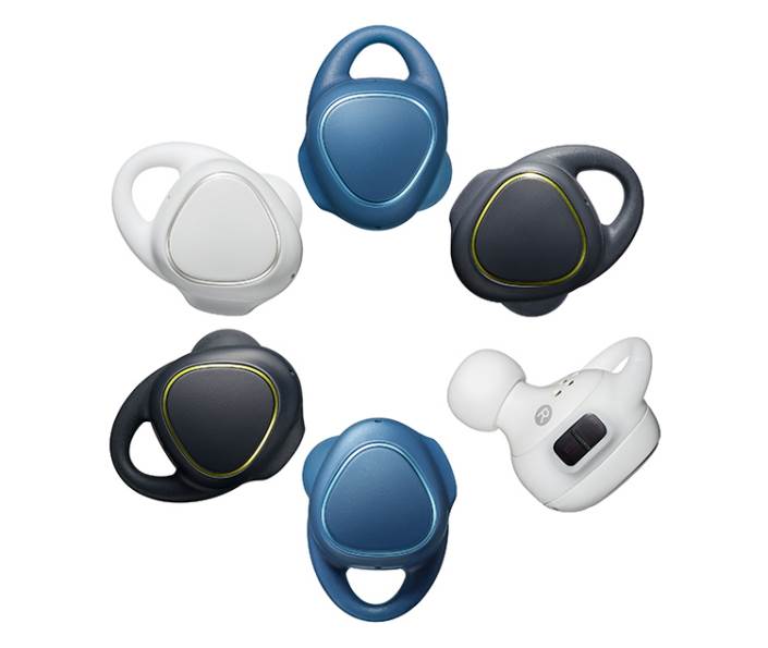 The Gear IconX is available in understated black, white and blue hues. Perfect for use in the gym or on the go