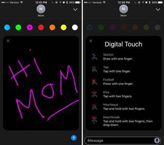 Image: Apple's iOS 10 allows you to scribble personal messages and create a variety of digital effects