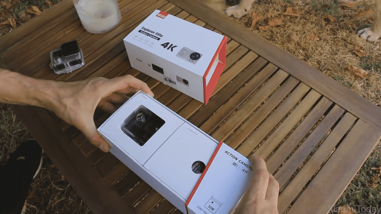 Elephone Elecam Explorer Elite 4K Action Camera Packaging