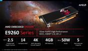 AMD announced Embedded Radeon E9260 and E9550 graphics processing units