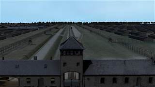 Image: A 3-D model of the former Auschwitz-Birkenau death camp