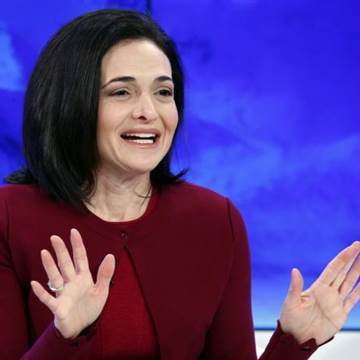 Sandberg COO of Facebook attends a session during the annual meeting 2016 of the WEF in Davos