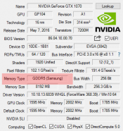 Manufacturers roll out firmware updates for GeForce GTX 1070 due to memory Issue