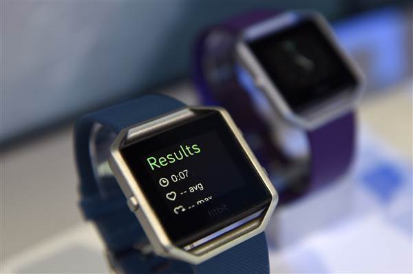 Image: The Fitbit Inc. Blaze fitness tracker