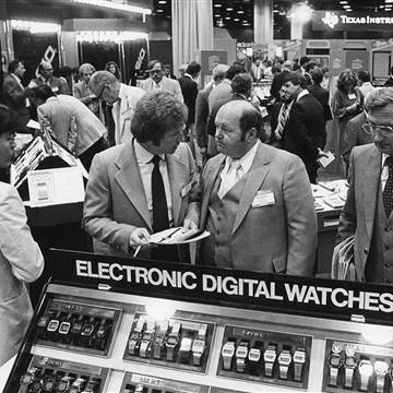 Image: Digital watches were an important part of technology and fashion in the 1980s.