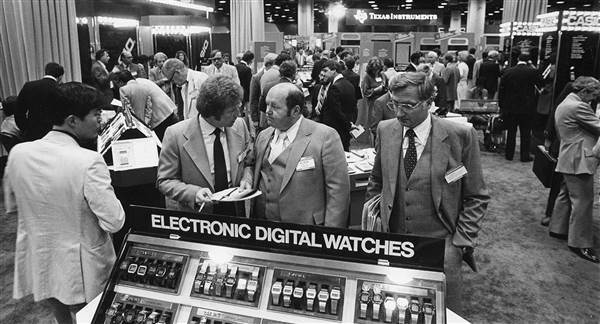 Image: Digital watches were an important part of technology and fashion in the 1980s.