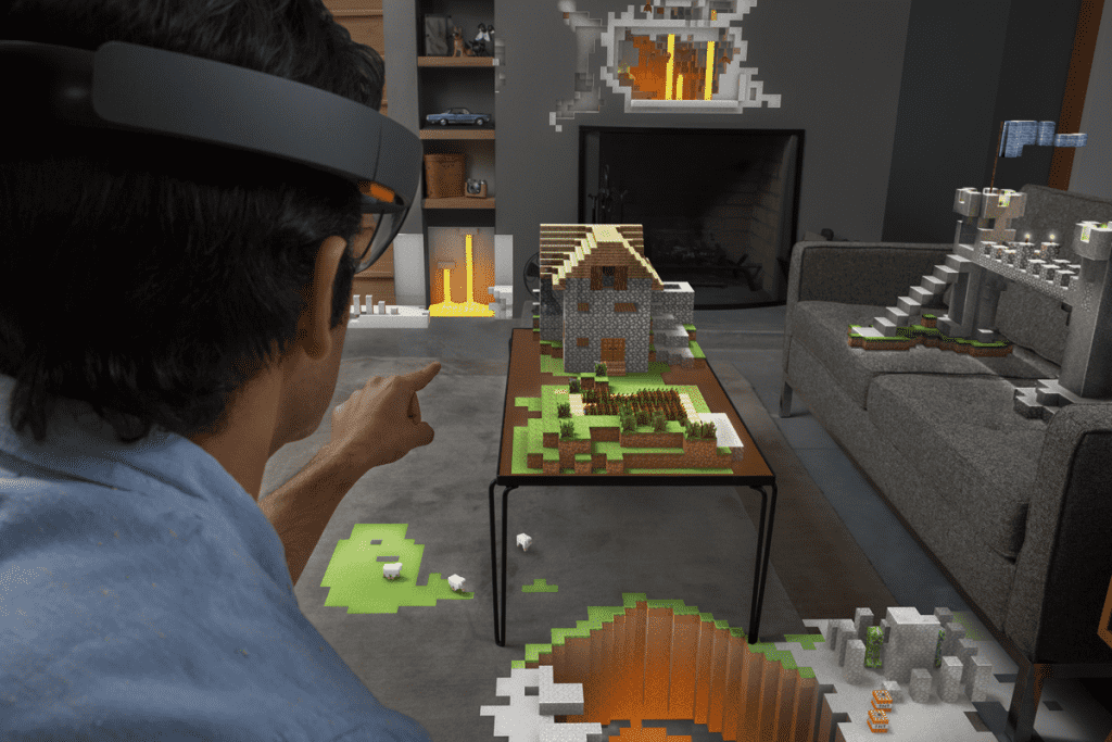 HoloLens and Minecraft