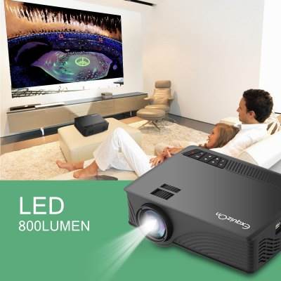 Exquizon LED GP12 Portable Projector Healthy Projection