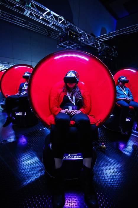 Image: Virtual reality chairs, SXSW