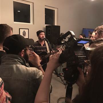 Image: James Mercer, lead singer of The Shins and co-founder of the Pasted App, plays an intimate show at the SXSW Conference