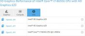 First Core i7 8650U processor Says Hi In GFXBench Benchmark