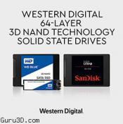 Western Digital Intros Client SSDs with Its 64-Layer 3D NAND