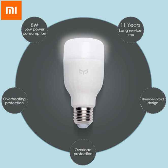 Xiaomi Yeelight E27 Smart LED Bulb