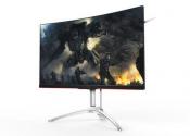 Curved AOC AGON frameless gaming monitors now available