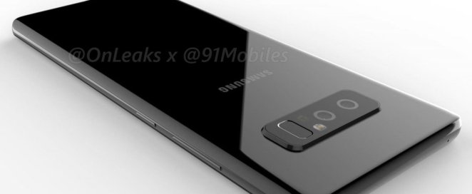 Samsung Galaxy Note 8 Render