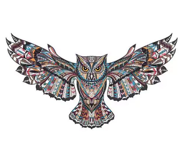 3D creative Owl design wall sticker