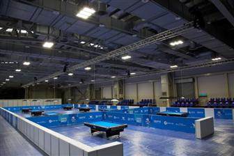 LED smart lamps donated by Lite-On Technology in a billiard halls to be used at Universiade 2017