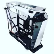 Raidmax X08 Open Chassis has aluminium chassis and Dual Tempered Glass