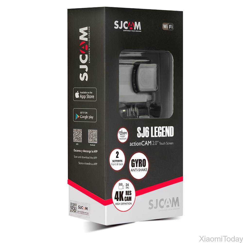 SjCam SJ6 Legend Camera Packaging