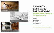 NVIDIA Announces RTX technology a Raytracing API