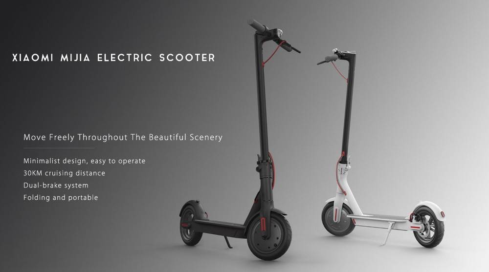 Original Xiaomi M365 Folding Electric Scooter Ultralight Skateboard with E-ABS Cruise Control ( Europe Version )