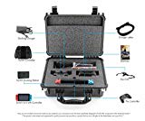 Deluxe Hard Carrying Case for Professional Gamers. Stores Nintendo Switch, Switch Controller, Pro Controller, Joy-Con, Docking Station, Multiple Games And Accessories.