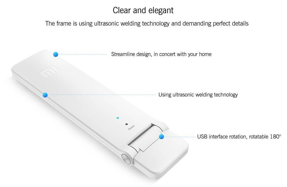 Original Xiaomi Mi WiFi 300M Amplifier 2 Expander for Mi Router