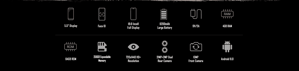 Homtom S99 Specifications