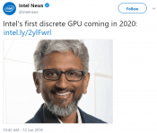 Intel confirms it will release their first high-end GPU in 2020