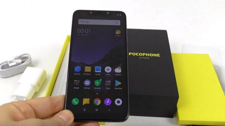 The Xiaomi Poco F1 features Quick Charge 4.0