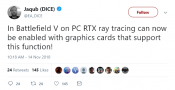 Battlefield V Raytracing Features are now enabled (Initial benchmarks and screenshots)