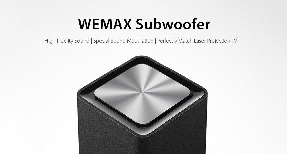 WEMAX S1 Subwoofer Speaker for WEMAX / Mijia Laser Projection TV ( Xiaomi Ecosysterm Product )- Black