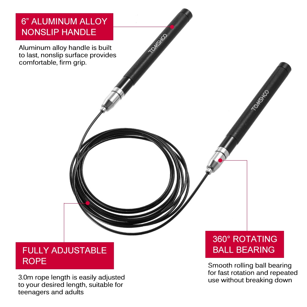 TOMSHOO 3M Jump Rope Design