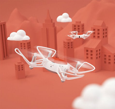 the IR Battle mode on Xiaomi MITU RC drone