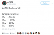 AMD Radeon VII 3DMark results Surface