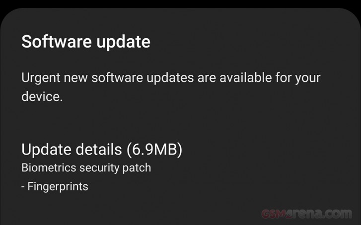 S10 Urgent Software update