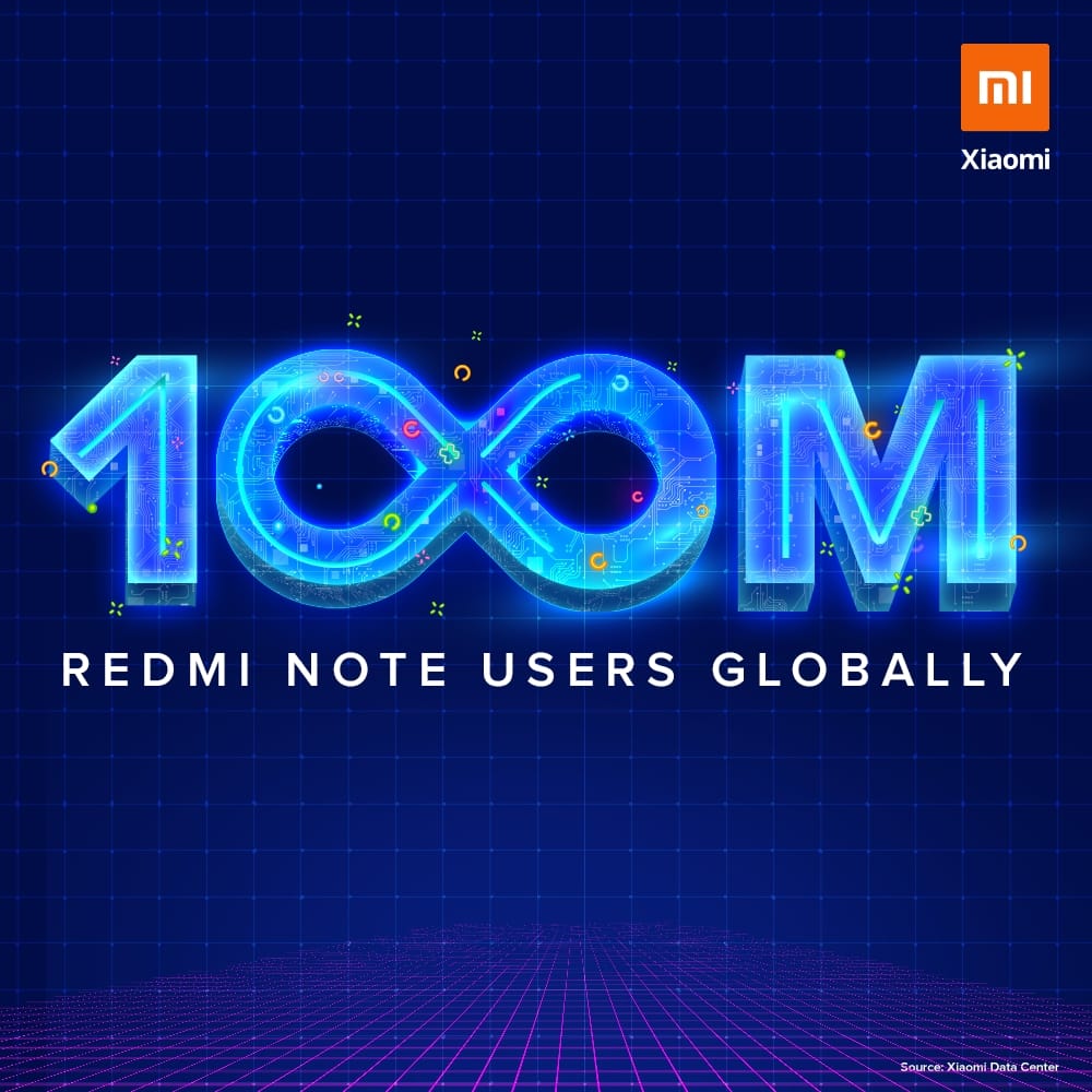 Xiaomi Redmi Note series reaches 100 million users worldwide. Xiaomi Addicted News