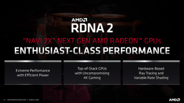 AMD's RDNA 2 Gets A Codename: “Navi 2X” Comes This Year With...
