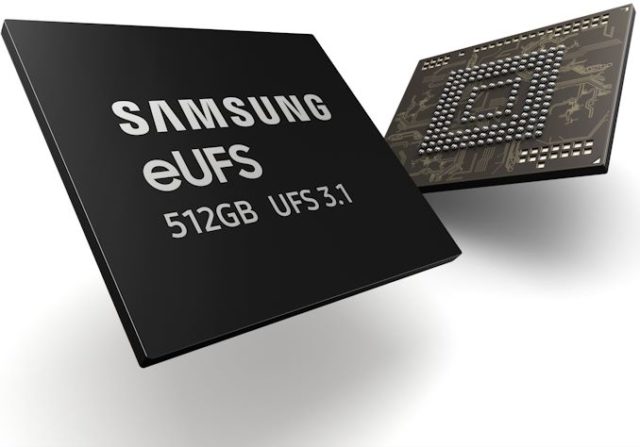 Samsung Begins Mass Production of 512 GB eUFS 3.1 Storage:...