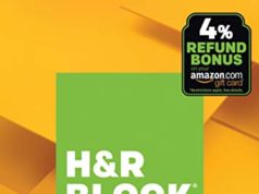 H&R Block Tax Software Basic 2019 with 4% Refund Bonus Offer…
