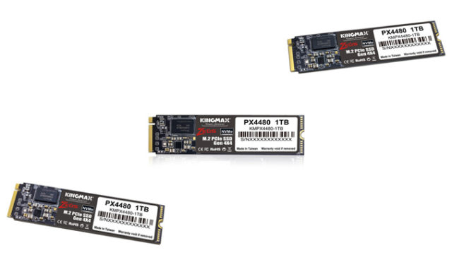 KINGMAX Joins PCIe 4.0 SSD Club with PX4480 Drives