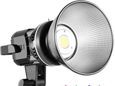 GVM 80W CRI97+ Video Lights with Bowens Mount Color…